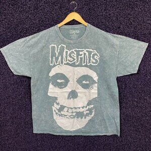 Misfits Big Face Crimson Ghost Fiend Horror Punk T-Shirt 2XL